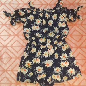 My Michelle Girls Flower Romper